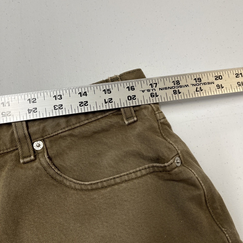 Vintage Levis 550 Denim Shorts Brown DIY Cut Off Jean Size 36 3" Y2K Festival - Picture 5 of 13